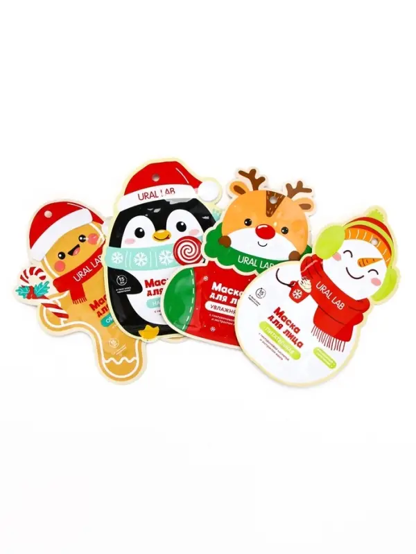 Тканевая маска для лица насыщающая, экстракт кокоса и гиалуроновая кислота, URAL LAB