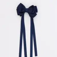 Бант для волос на заколке с лентами, цвет синий, Холодное сердце Бант для волос на заколке с лентами, цвет синий, Холодное сердце