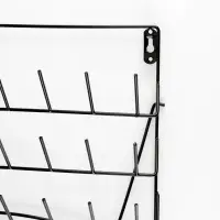 Органайзер-стойка для ниток, настенная/настольная, с подставкой, 40&times;31 см, чёрный