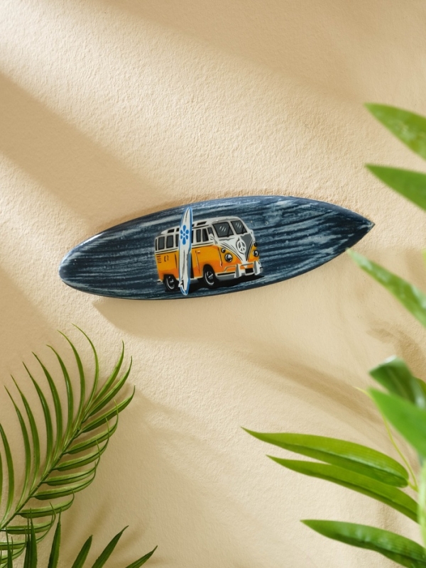 Панно  Панно "Доска для сёрфа "Сплитти" дерево 30х7 см