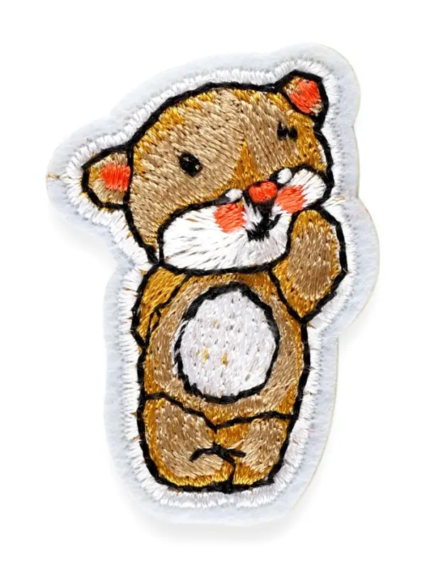 Наклейка на одежду «Медвежонок», с клеевой основой, 3.5×5.2 см, разноцветная Наклейка на одежду «Медвежонок», с клеевой основой, 3.5×5.2 см, разноцветная