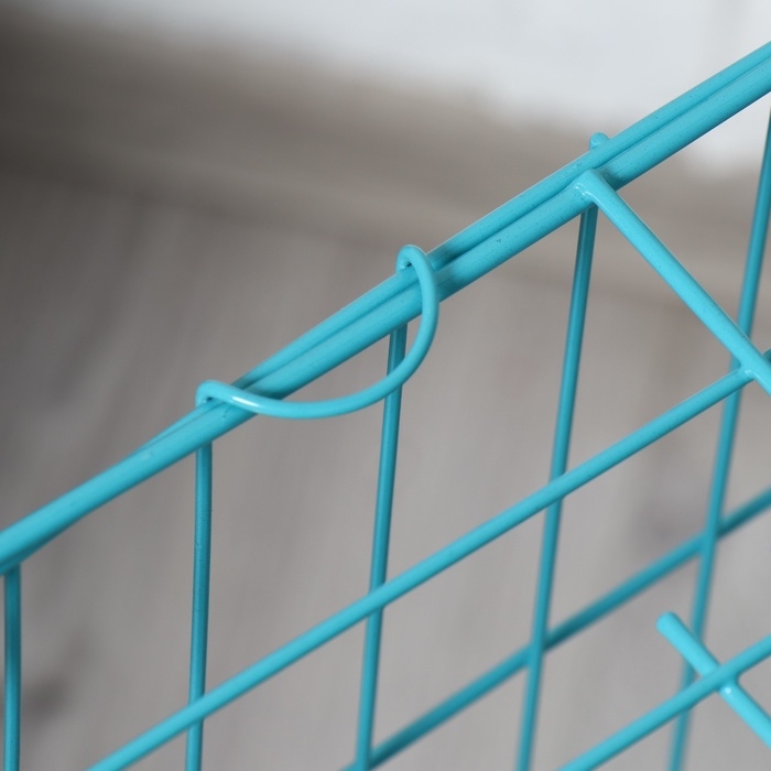 Клетка для собак 51 х 35 х 41 см, голубая