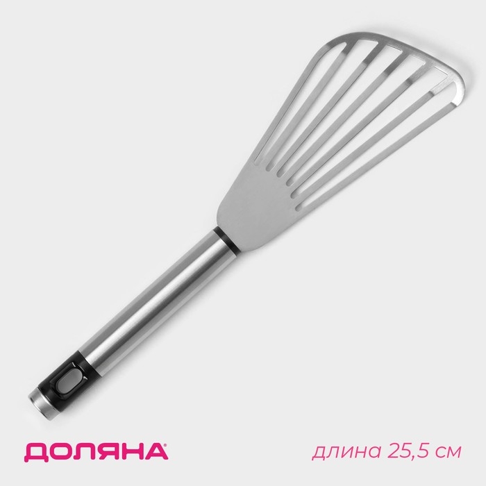 Лопатка Доляна Fargo, 25×6,5×2 см, нержавеющая сталь, цвет серебряный Лопатка Доляна Fargo, 25×6,5×2 см, нержавеющая сталь, цвет серебряный