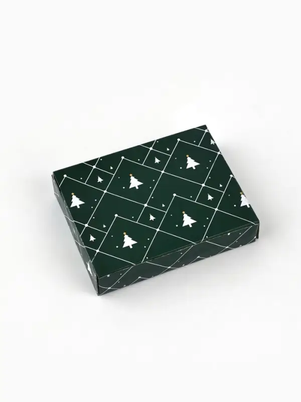 Подставка под чайные пакетики новогодняя &laquo;Зимний лес&raquo;, 8.7&times;8.7 см