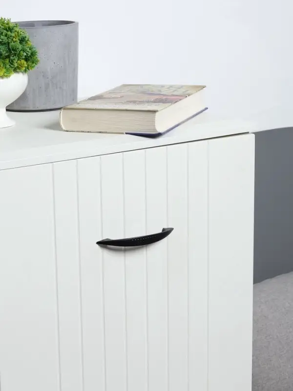 Ручка-скоба мебельная ТУНДРА STANDART РС003, м/о 96 мм, цвет черный