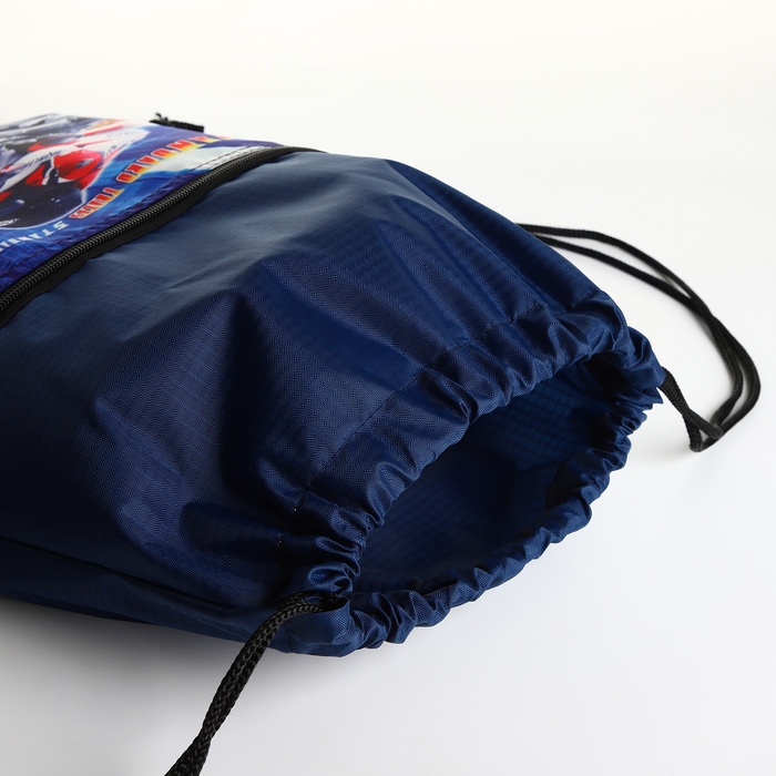 Мешок для обуви на шнурке, цвет синий Мешок для обуви на шнурке, цвет синий