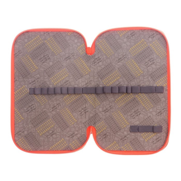 Пенал 2 секции, 125 х 205 х 40 мм, Calligrata 30П26/2 Пенал 2 секции, 125 х 205 х 40 мм, Calligrata 30П26/2 "Зверята", ламинированный картон