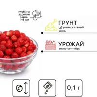 Семена Земляника &laquo;Монако&raquo;, ремонтантная, крупноплодная, &laquo;Семена Алтая&raquo;, 0.01 г