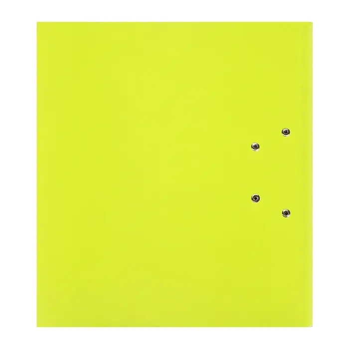 Папка&ndash;регистратор А4, корешок 70 мм, ErichKrause Neon, с арочным механизмом, неоновая, жёлтая, до 450 листов