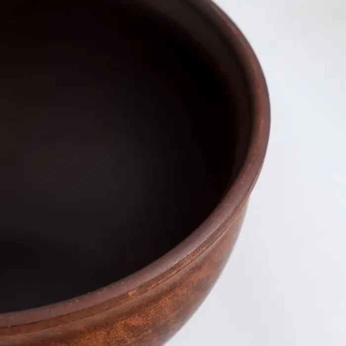 Салатник &laquo;Гладкий&lrm;&lrm;&raquo;, 700 мл., 8&times;15 см, красная глина