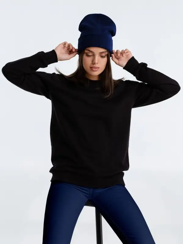 Шапка Real Talk, темно-синяя Шапка Real Talk, темно-синяя