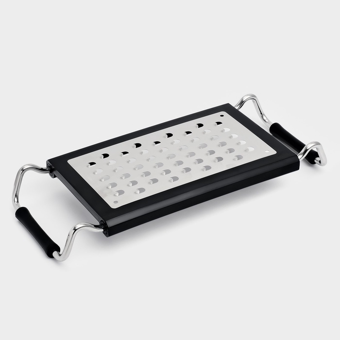 Терка  Терка "Sharp" раздвижная, 23 см, 301 сталь, цвет черный