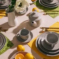 Чайник заварочный Magistro Potter, 775 мл, фарфор, светло-серый