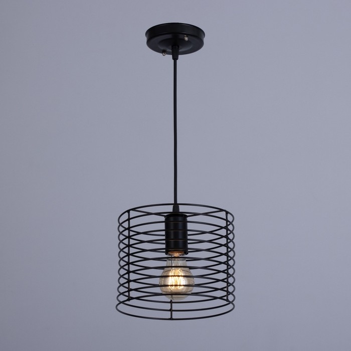 Люстра Кронис Подвес BayerLux цвет черный оникс 1х40Вт цоколь E27