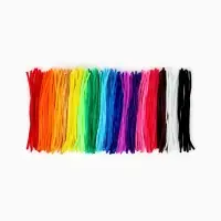 Синельная проволока, набор 200 шт, размер 1 шт 30х0,8 см, 20 цветов Синельная проволока, набор 200 шт, размер 1 шт 30х0,8 см, 20 цветов