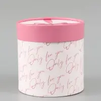 Набор шляпных коробок 2 в 1 &laquo;Бант&raquo;, 12&times;12 см, 15&times;15 см