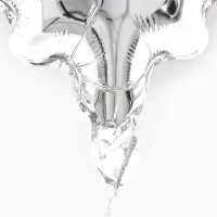 Воздушные шары фольгированные 18" сердце"Мое сердце, металлик", набор 5 штук