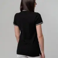 Рубашка поло женская Virma Stripes Lady, черная, размер S