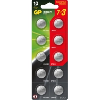 Батарейка GP CR2025, литий, GP CR2025-7/3-2CR10 10шт в наб