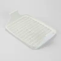 Туалет с сеткой, 44&times;33&times;11.5 см, бежевый, белый