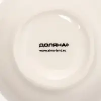 Кружка новогодняя Доляна &laquo;Золотая Ёлочка&raquo;, 500 мл, фарфор, белая