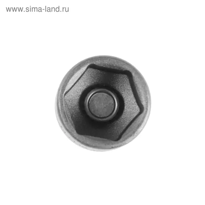 Бита с торцевой головкой ТУНДРА, сталь CrV, магнит, 13&times;65 мм