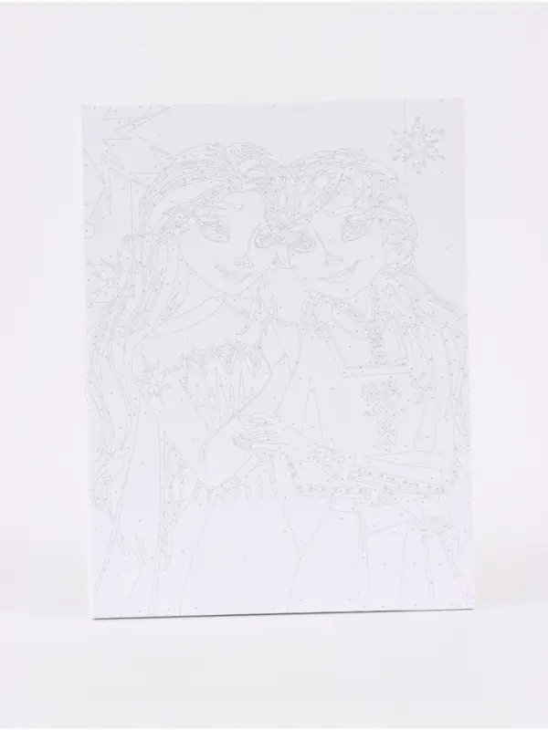 Картина по номерам с подрамником &laquo;Анна и Эльза&raquo;, 30&times;40 см, Холодное сердце