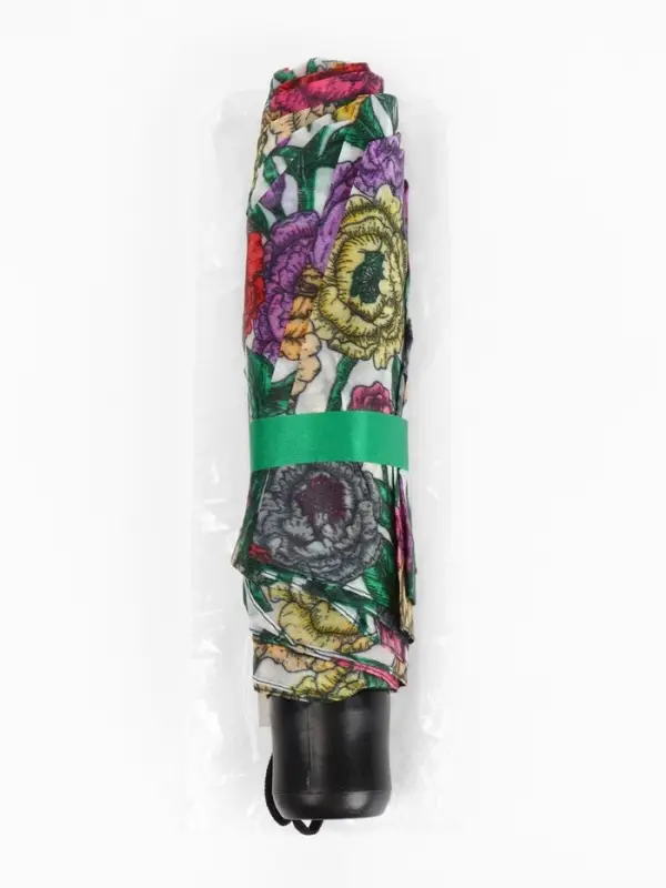 Зонт механический &laquo;Цветы&raquo;, 3 сложения, 8 спиц, R=48/55 см, d=96 см, МИКС