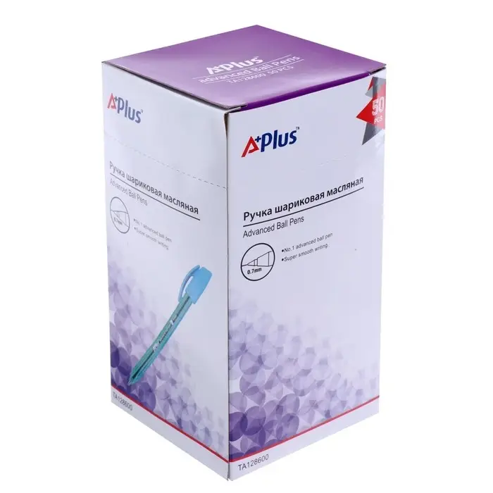 Ручка шариковая Beifa Advanced Ball Pens, трехгранная, узел 0.7, чернила синие на масляной основе, микс Ручка шариковая Beifa Advanced Ball Pens, трехгранная, узел 0.7, чернила синие на масляной основе, микс