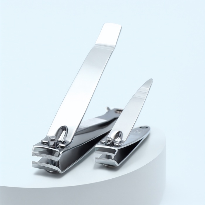 Кусачки-книпсер для маникюра и педикюра, 2 шт, 5/8 см, на блистере, цвет серебристый Кусачки-книпсер для маникюра и педикюра, 2 шт, 5/8 см, на блистере, цвет серебристый