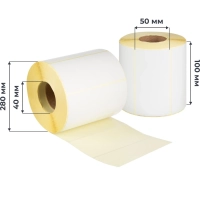Термоэтикетки ЭКО 100х50, 1000 шт/рул, вт.40,  16 рул/уп