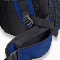 Рюкзак тур 65+5л, 30*20*53, отдел на шнурке, 5нар+2вн кармана, цвет синий