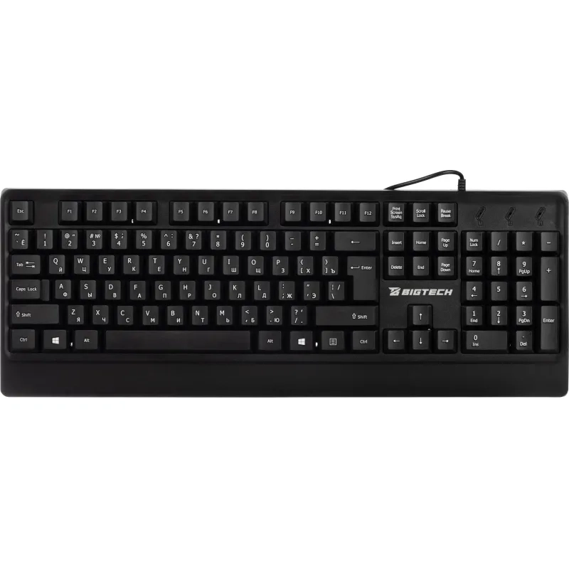 Клавиатура C-KB3031 черная, USB, 104кн BT-JKB-002/C-KB3031