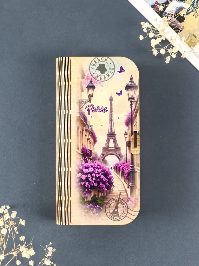 Купюрница "Париж" 17х8,5 см Купюрница "Париж" 17х8,5 см