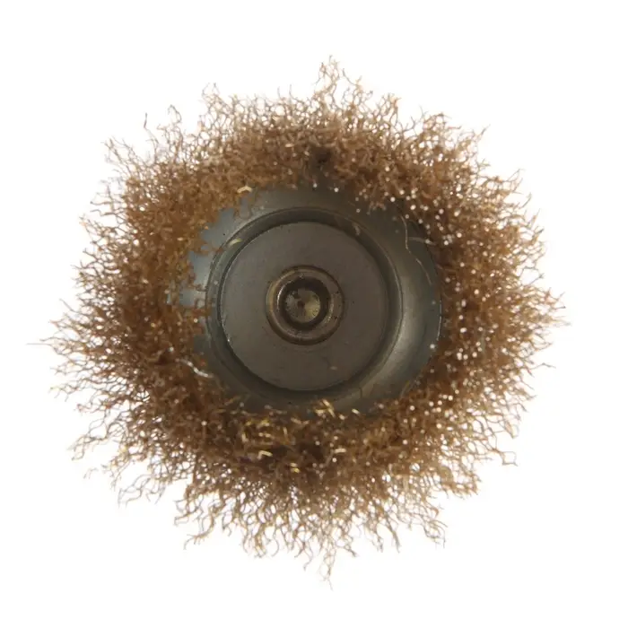 Щетка металлическая для дрели ТУНДРА, со шпилькой, &laquo;чашка&raquo;, 75 мм