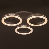 Светильник с ПДУ 74651/3+1 LED 75Вт диммер 3000-6000К белый 45х45х9 см BayerLux