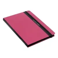 Ежедневник недатированный А5 Monochrome. Anemone, 136 листов, 7БЦ, розовый, soft touch, с резинкой