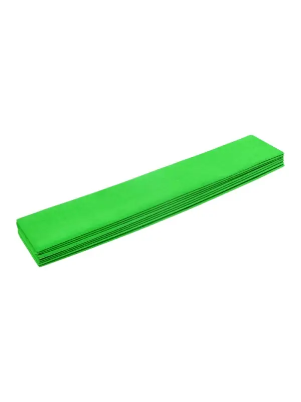 Бумага крепированная 50&times;200 см, в рулоне, 32 г/м&sup2;, зелёная