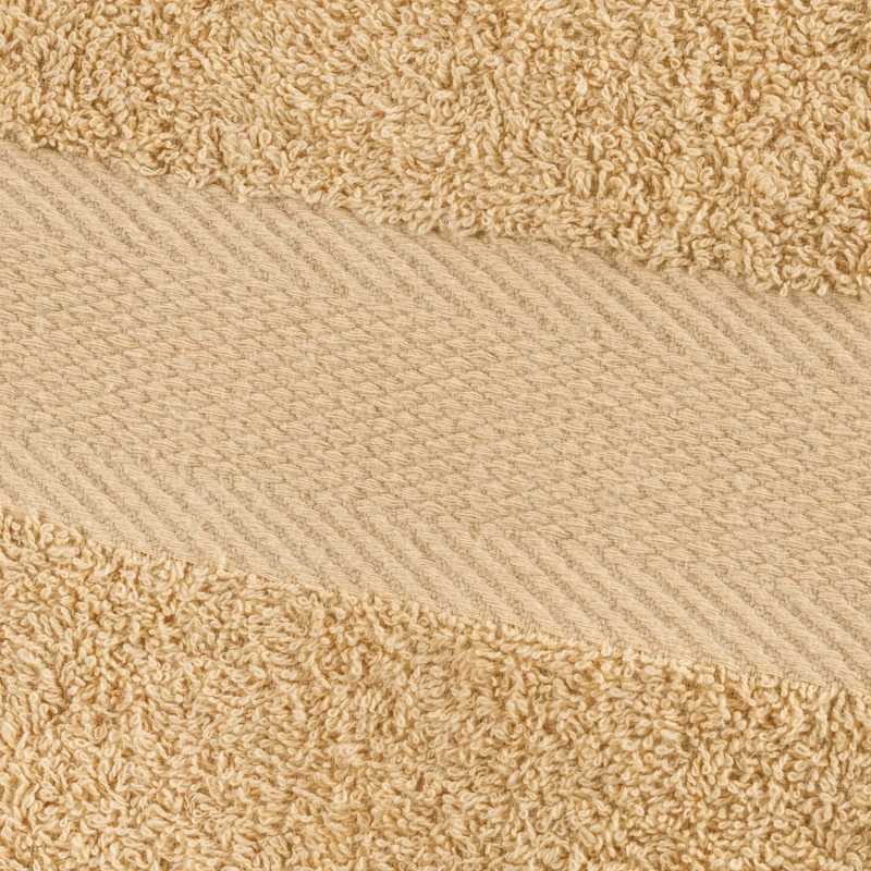 Набор полотенец махровых бордюр 440 г/м2, 40х70 песочный, 10шт