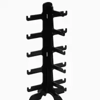 Подставка под очки 5 мест, 16&times;14.5&times;31 см, чёрная