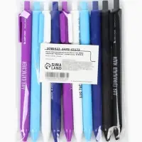 Ручка прикол шариковая синяя паста автоматическая 0.7 мм МИКС надписей &laquo;Приколы&raquo;, пластик