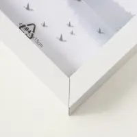 Фоторамка МДФ на 1 фото 10х15 см "Белая классика" 2,5х13х18 см