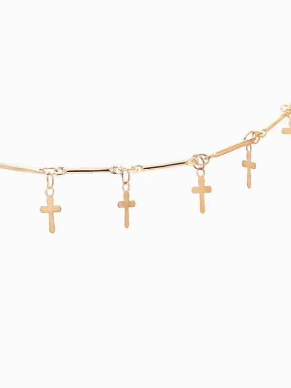 Чокер &laquo;Металлика&raquo;, крестики, цвет золото, L=30 см