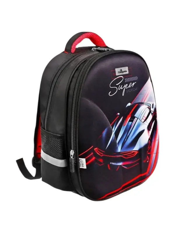 Рюкзак каркасный школьный Calligrata &laquo;Чёрный стиль&raquo;, 39&times;30&times;14 см