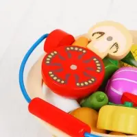 Игровой набор &laquo;Овощи в корзине&raquo;, 14 овощей: 5.5&times;5 см