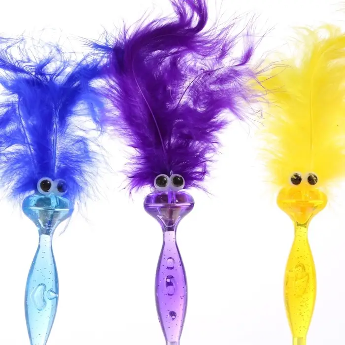 Ручка-прикол Calligrata &laquo;Утёнок с хохолком&raquo;, синий стержень, шариковая, МИКС