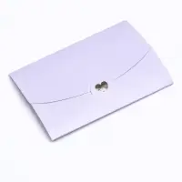 Конверт для подарочного сертификата, с тиснением, лаванда, 10.5×7 см