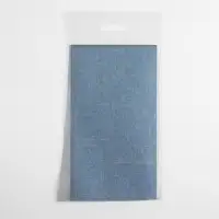 Набор заплаток джинсовых, клеевые, лист 10&times;18 см, 10 шт., цвет светлая джинса