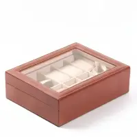 Шкатулка под часы &laquo;Гладкость&raquo;, 6 отделений, 25.5&times;20&times;7.5 см