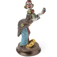 Статуэтка полистоун &laquo;Клоун-фокусник с картами&raquo;, 12&times;11.5&times;23 см